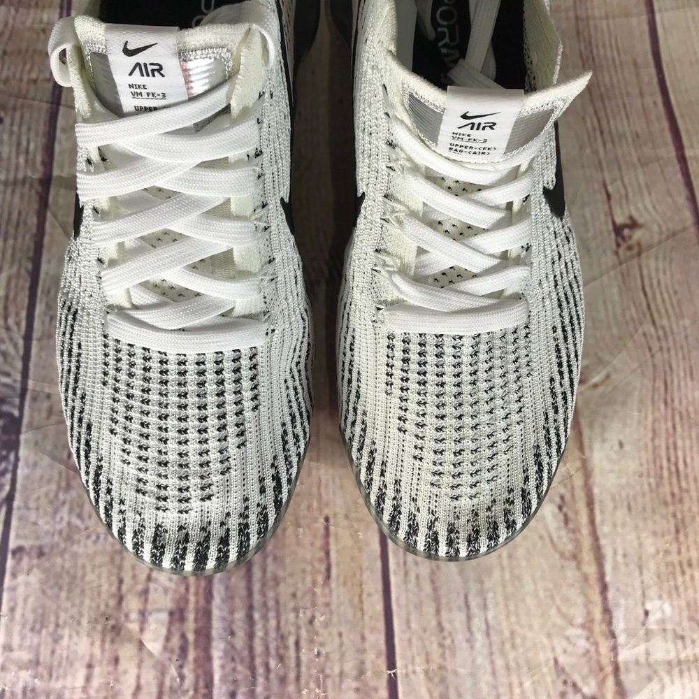 NIKE Vapormax Flyknit 3 "Zebra" White/Black - Picture 5 of 8